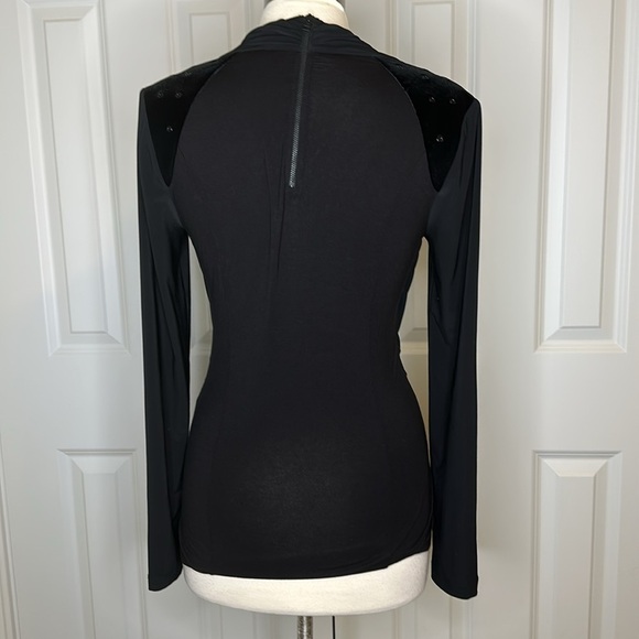 Eva Kayan Black Blouse Top Sz40 - Picture 4 of 7